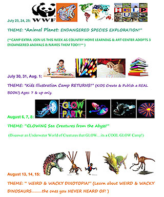Summer Camp Themes
