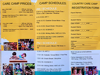 Our Care Camp Program